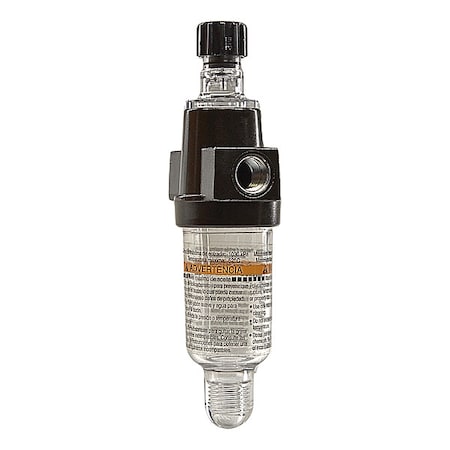 Lubricator, Mist, Polycarbonate, 1/4