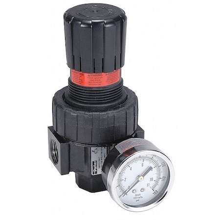 Air Regulator, 1/4 In. NPT, 53 cfm, 250 psi MPN:06R118AC