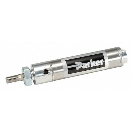 Air Cylinder, 3/4 in Bore, 2 in Stroke, Round Body Double Acting, Stainless Steel . MPN:0.75DSR02.00