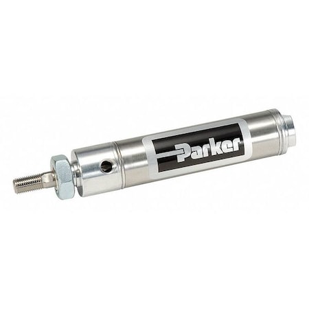 Air Cylinder, 3/4 in Bore, 3 in Stroke, Round Body Double Acting, Stainless Steel . MPN:0.75DSR03.00