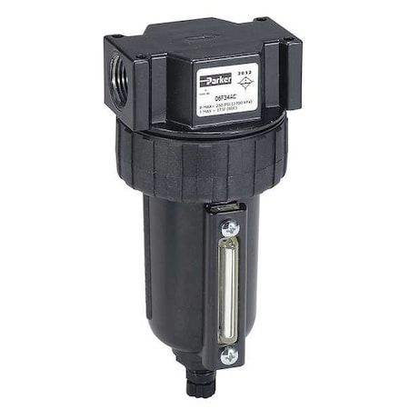 Compressed Air Filter, 250 psi, 3.24 In. W MPN:07F44BC