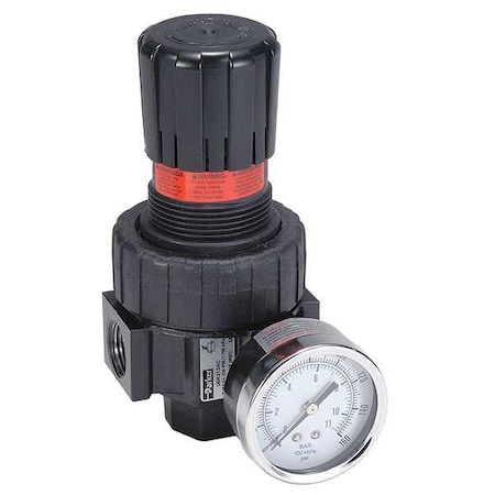 Air Regulator, 3/4 In. NPT, 90 cfm, 250 psi MPN:07R418AC