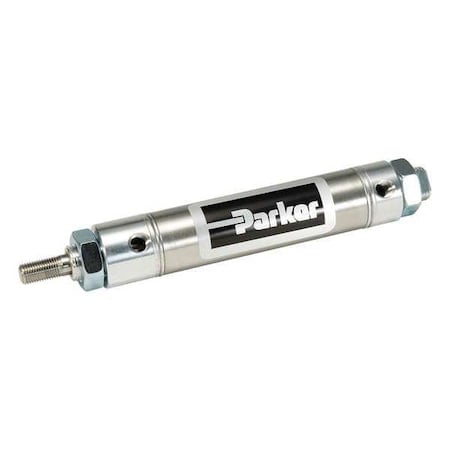 Air Cylinder, 1 1/16 in Bore, 4 in Stroke, Round Body Double Acting, Stainless Steel . MPN:1.06DXPSRM04.00