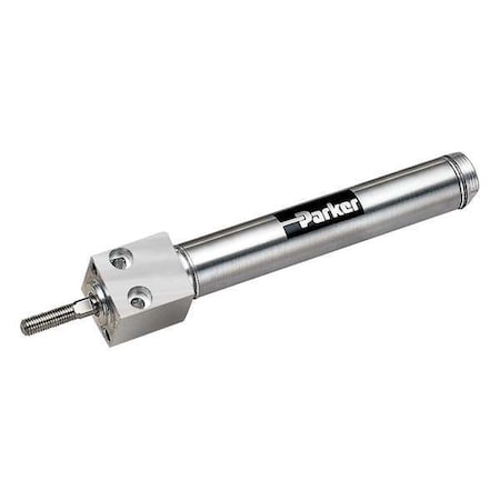 Air Cylinder, 1 1/2 in Bore, 6 in Stroke, Round Body Single Acting, Stainless Steel . MPN:1.50BFNSRM06.00
