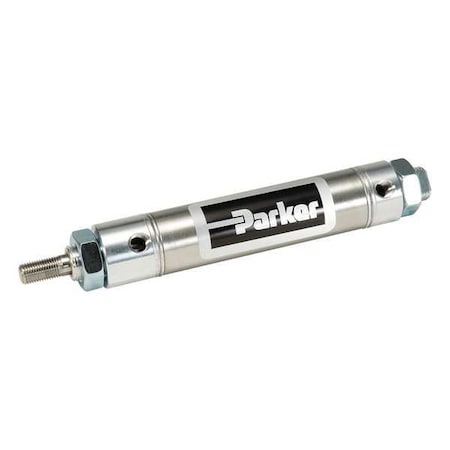 Air Cylinder, 1 1/2 in Bore, 6 in Stroke, Round Body Double Acting, Stainless Steel . MPN:1.50DXPSR06.00