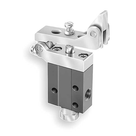 Manual Air Control Valve, 3-Way, 1/8In NPT MPN:404311000