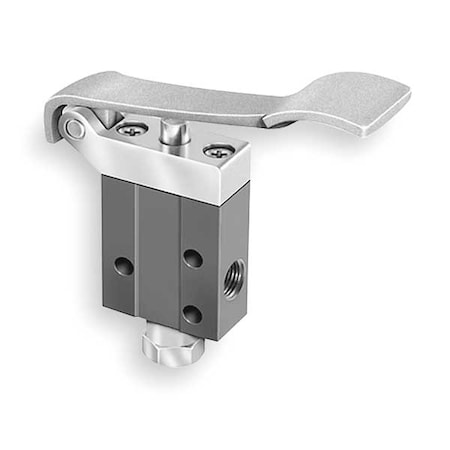 Manual Air Control Valve, 3-Way, 1/8In NPT MPN:404711000