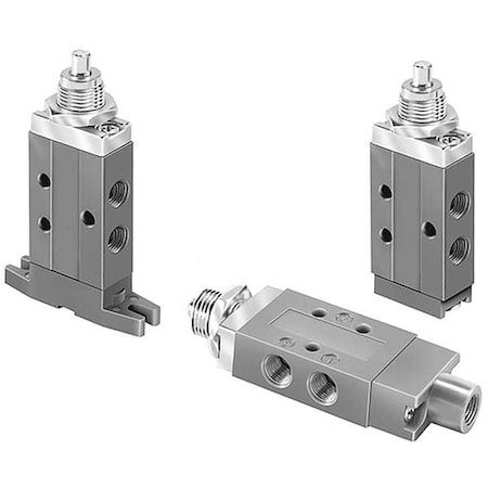Manual Air Control Valve, 4-Way, 1/8In NPT MPN:410111000