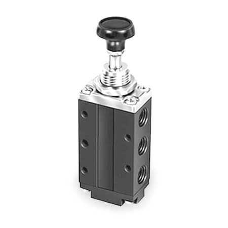 Manual Air Control Valve, 4-Way, 1/4In NPT MPN:520431000