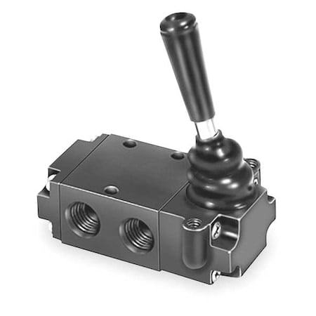 Manual Air Control Valve, 3-Way, 1/4In NPT MPN:524811000