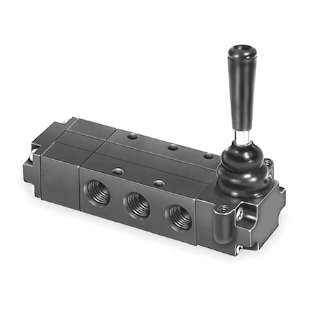 Manual Air Control Valve, 4-Way, 1/4In NPT MPN:529811000