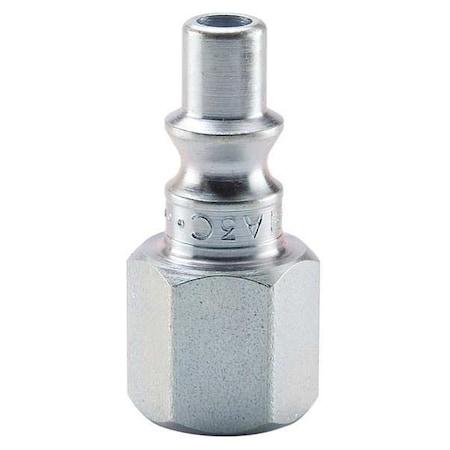 Coupler Plug, Steel, FNPT, 1/4 In. Pipe MPN:A3C