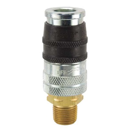 Coupler Body, Steel, 1/2 In. Pipe, 110 cfm MPN:EZ-501-8MP