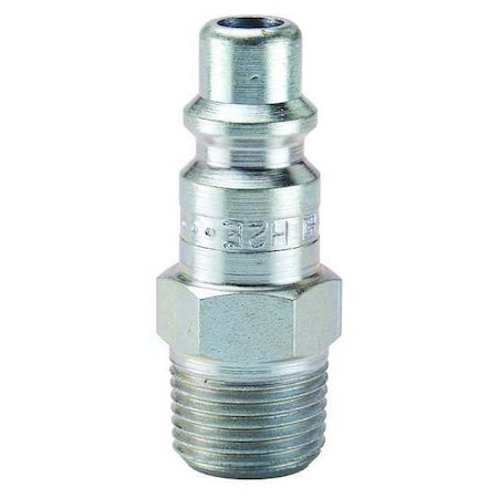 Coupler Plug, Steel, 1/2 In. Pipe, 110 cfm MPN:H2F