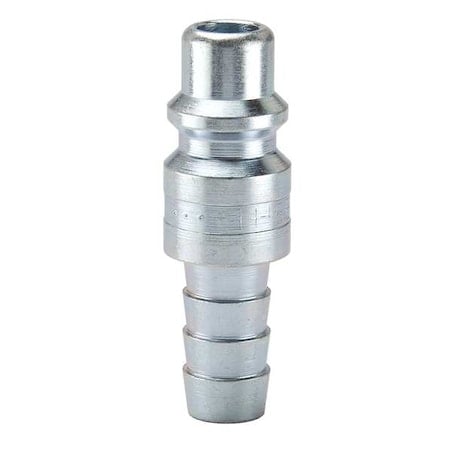Coupler Plug, Steel, Hose Barb, 110 cfm MPN:H5F