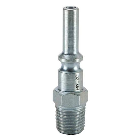 Coupler Plug, Steel, MNPT, 1/4 In. Pipe MPN:L2C