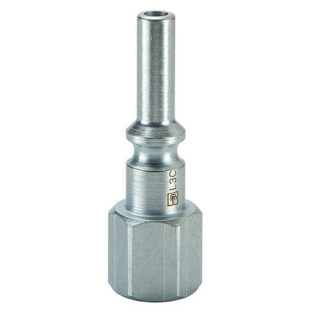 Coupler Plug, Steel, FNPT, 1/4 In. Pipe MPN:L3C