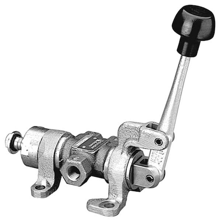 Manual Air Control Valve, 4-Way, 3/8In NPT MPN:M05435143
