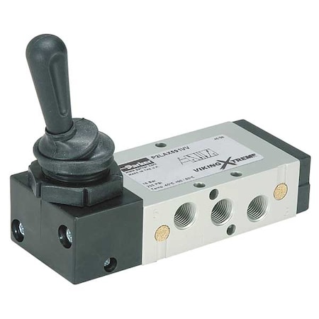 Manual Air Control Valve, 4-Way, 1/8In NPT MPN:P2LAX69111