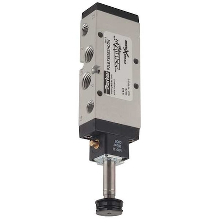 Solenoid Air Control Valve, 1/4 In, 4-Way MPN:P2LBX592ESHDDN