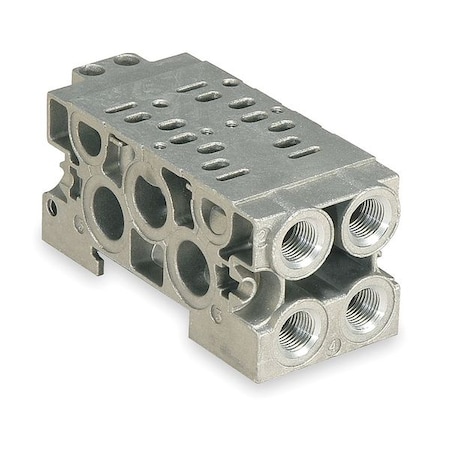 Manifold, ISO Valve 15407-1, 1/8NPT MPN:PJLP02-201-80