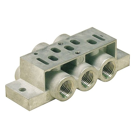 Subbase, Single, ISO Valve 15407-1, 1/4NPT MPN:PL01-02-80