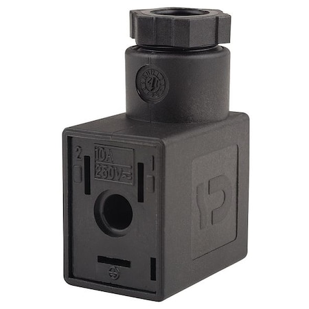 Solenoid Coil Connector, 3 Pin, 30 mm MPN:PS2028BP