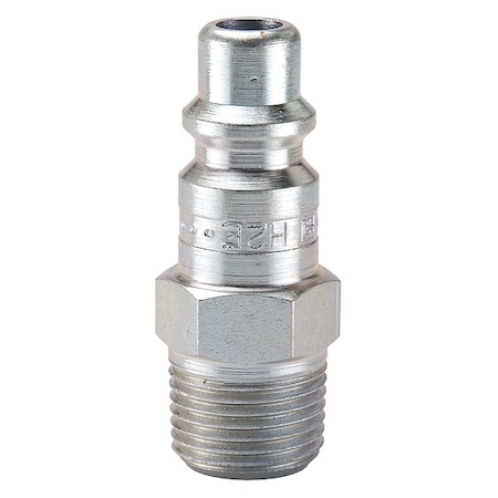 Quick Connect Plug, Industrial, 1/4 in Body, 3/8 in Male NPTF, Stainless Steel MPN:SH2C-E