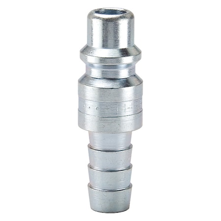 Nipple, 1/4 in Body Size, Male Hose Barb Connection MPN:SH8C