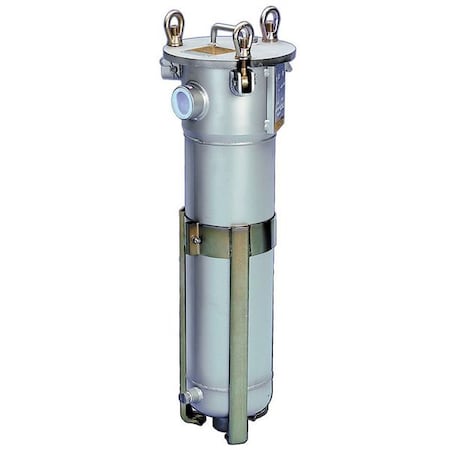 FilterHousing, 33inH, 121/4inDia, Silver MPN:4LFE6-1-2