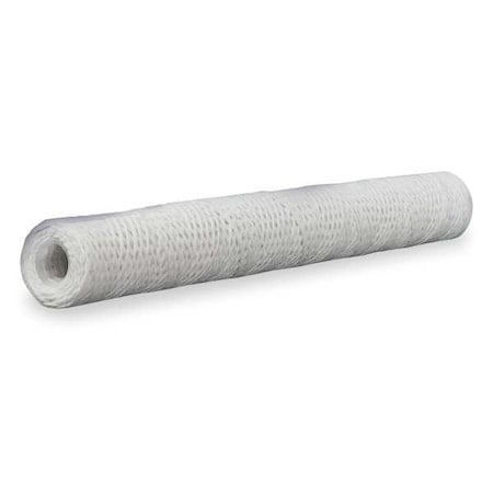 String Wound Filter Cartridge, 5 gpm, 100 Micron, 2-7/16