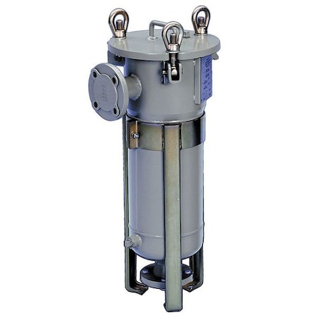 FilterHousing, 33inH, 141/2inDia, Gray MPN:FE6-1-2F