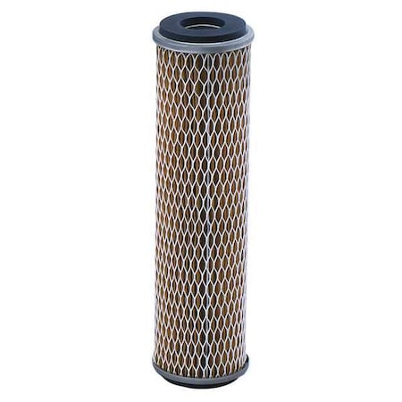 Pleated Filter Cartridge, 7 gpm, 10 Micron, 2-1/2