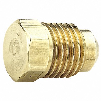 Plug Brass Tube 5/8 in 7/8-14 PK10 MPN:639F-10