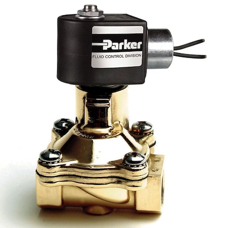 Parker 2-Way Normally Closed, General Purpose Solenoid Valve, Air, Liquids and Gases, Pilot, 2-Way MPN:08F22C2140AAF4C05