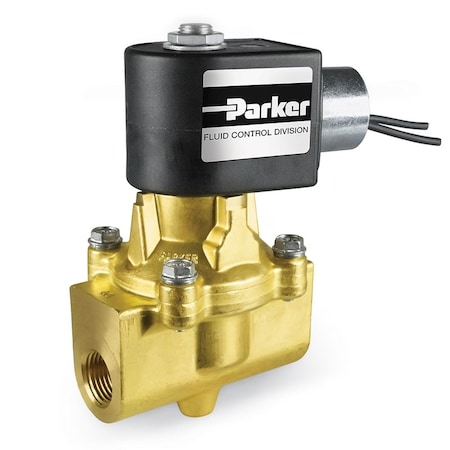 Parker 2-Way Normally Closed, General Purpose Solenoid Valves, Air, Liquids and Gases, Pilot, 2-Way MPN:12F22C2148AAFPH05