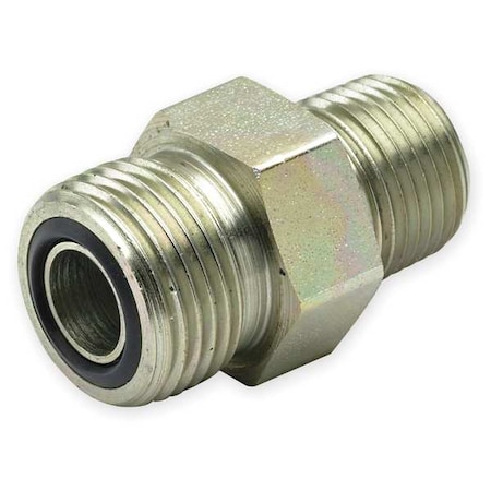 Strt, Steel, Comp. 3/4 in, MNPTF 1 in MPN:12 FLO-S