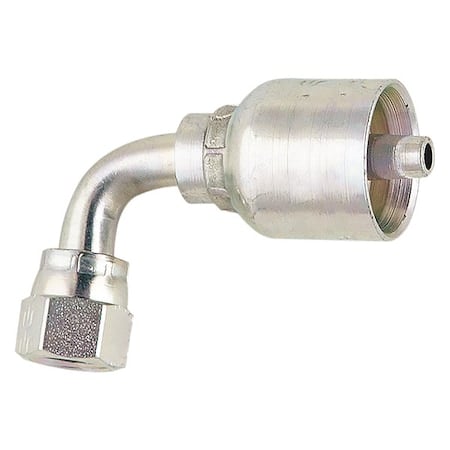 Crimp Fitting, 90 deg., 1/2