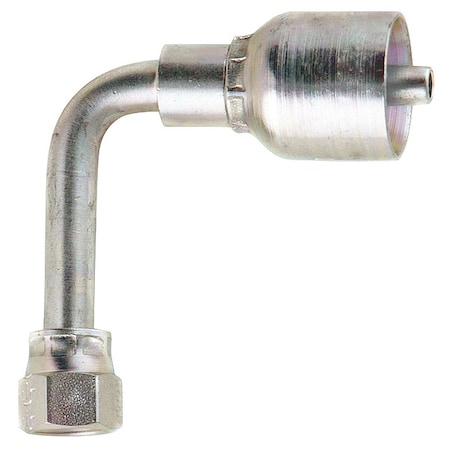 Crimp Fitting, 90 deg., 1/2