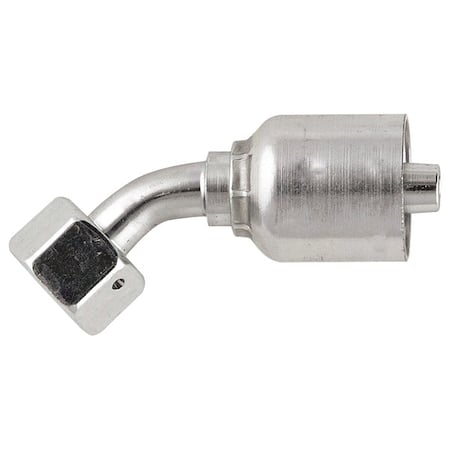 Crimp Fitting, 45 deg., 1/4