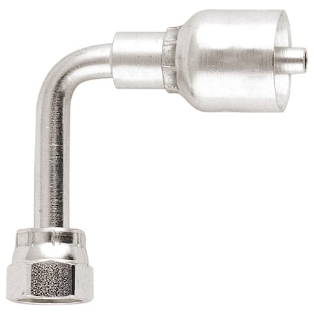 Crimp Fitting, 90 deg., 1/2