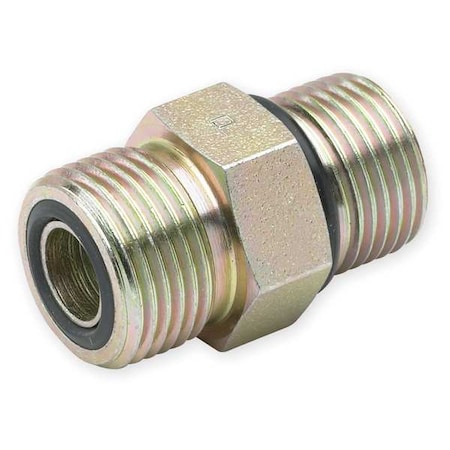 Strt Connect, Zinc Stl, SAExORFS, 3/8In MPN:6-4 F5OLO-S