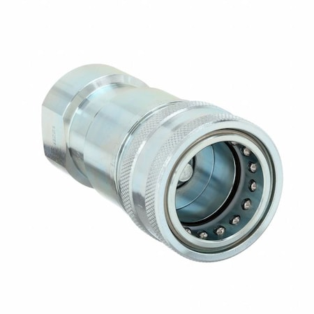 Hydraulic Quick Connect Hose Coupling, Steel Body, Sleeve Lock, 1
