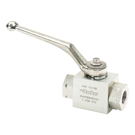 High Pressure Hydraulic Ball Valve MPN:BVHP06NSS1V