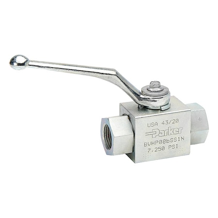 High Pressure Hydraulic Ball Valve MPN:BVHP08SSS1V