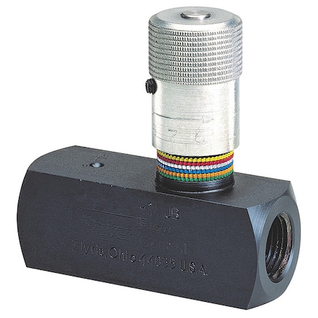 Colorflow Flow Control Valve, Steel, 3/4-14, 25 GPM MPN:F1200S