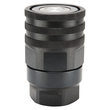 Hydraulic Quick Connect Hose Coupling, Steel Body, Thread-to-Connect Lock, FET Series MPN:FET-1001-20FP