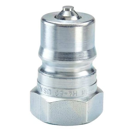 Hydraulic Quick Connect Hose Coupling, Steel Body, Ball Lock, 1-1/16