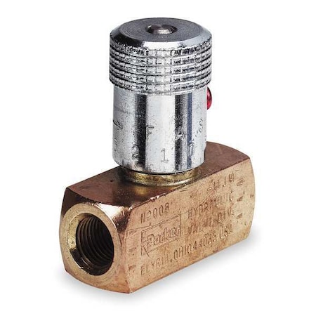 Colorflow Needle Valve, Steel, 1/2-14, 15 GPM MPN:N800S