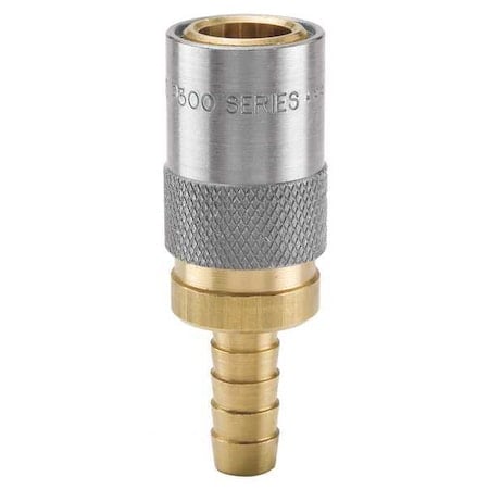 Hydraulic Quick Connect Hose Coupling, Brass Body, Sleeve Lock, MoldMate Series MPN:PC206AV